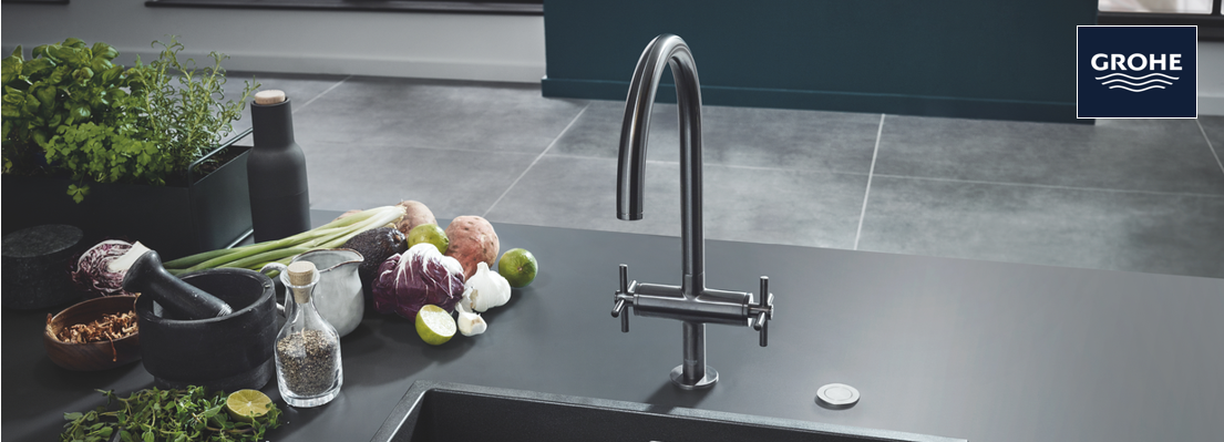 2-Handle Kitchen Taps from GROHE at xTWO