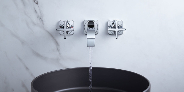 Axor Citterio E washbasin faucet wall-mounted